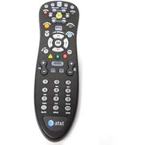 AT&T U-Verse Uverse S10 Standard IR Multifunctional Black Remote